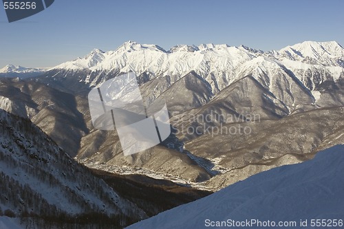 Image of small mountain town