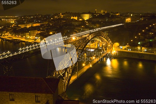 Image of modern bridge to old town