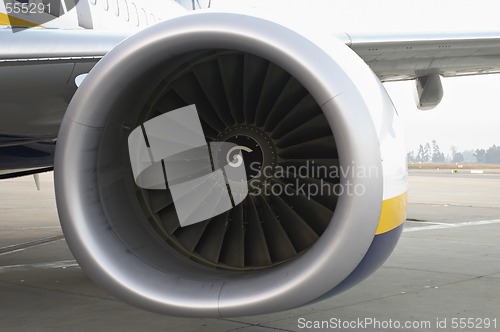 Image of Airplane engine