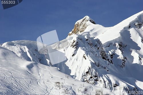 Image of mountain for freeride