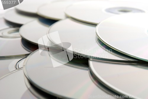 Image of CDs background