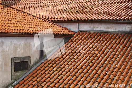 Image of red tiling roofs