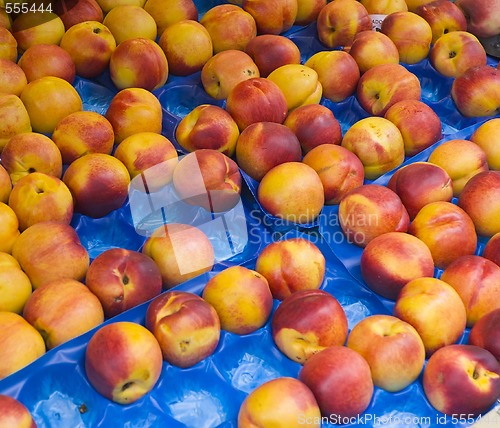 Image of nectarines at market