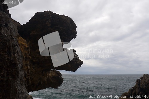 Image of rocky silhouette