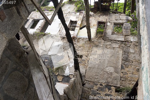 Image of destroyed house