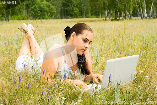Image of woman with laptop