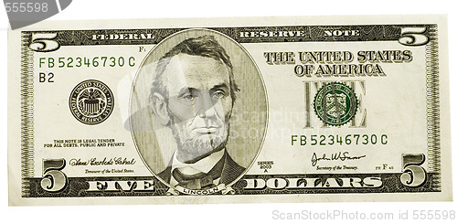 Image of five dollar