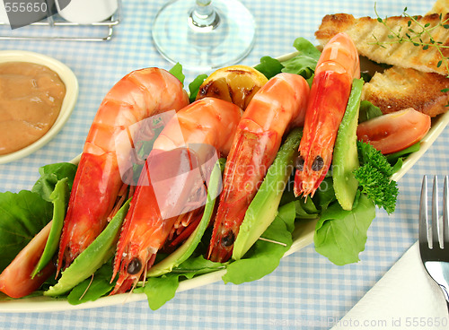 Image of Shrimp And Rocket Salad