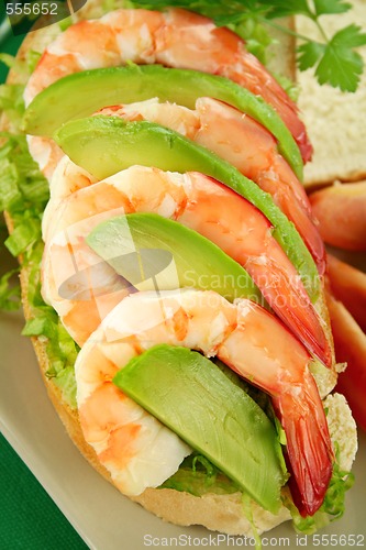 Image of Shrimp And Avocado Sandwich