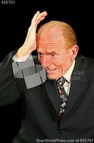 Image of Exasperated Businessman