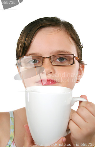 Image of Child With Coffee Cup