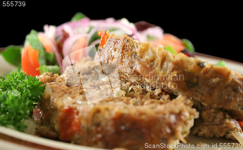 Image of Meatloaf And Salad