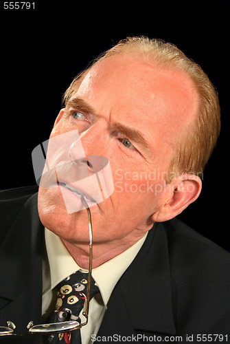 Image of Concentrating Businessman