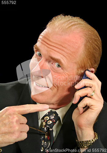 Image of Unwanted Call Businessman