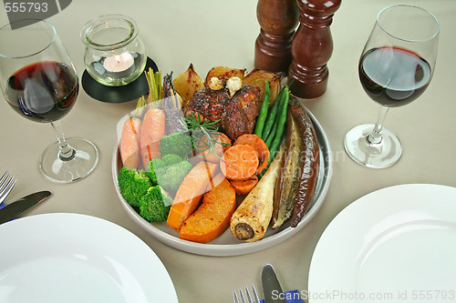 Image of Roasted Lamb And Garlic