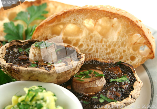 Image of Mushrooms And Toast