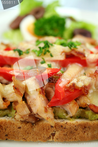 Image of Chicken Open Grill Sandwich