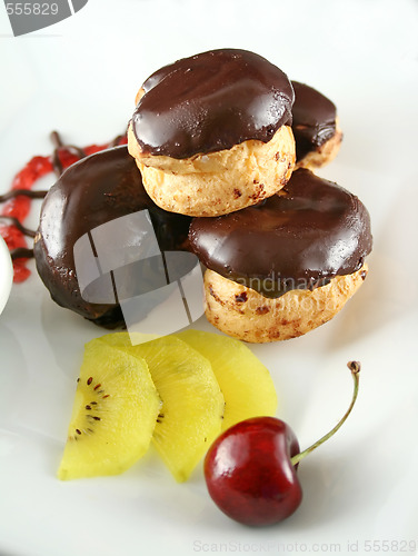 Image of Chocolate Profiteroles