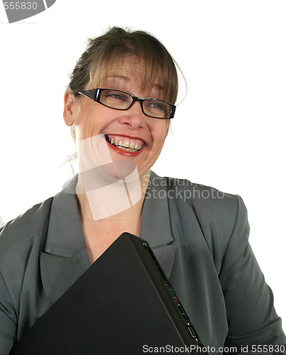 Image of Businesswoman With Laptop 4