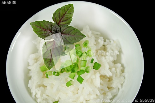 Image of Red Basil And Rice