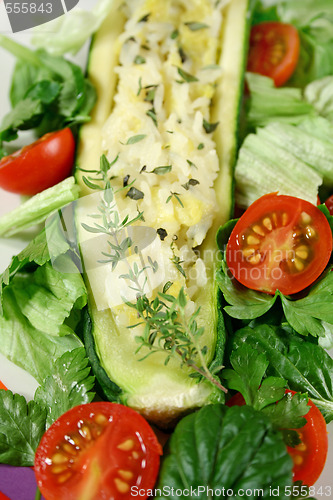 Image of Stuffed Zucchini 2