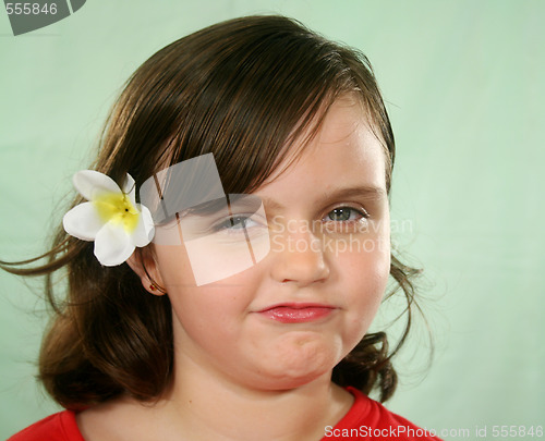 Image of Disbelieving Little Girl