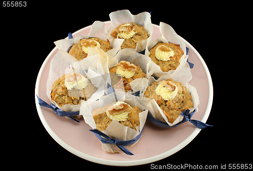 Image of Fruit Muffins With Walnuts 1
