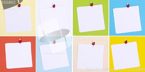 Image of blank note pads