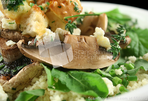 Image of Mushrooms With Ricotta Cheese