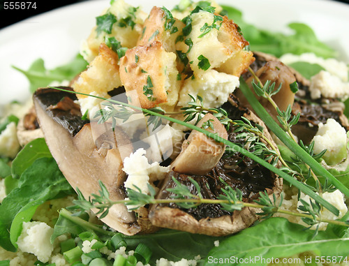 Image of Mushrooms With Ricotta