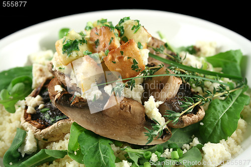 Image of Mushrooms With Ricotta Cheese