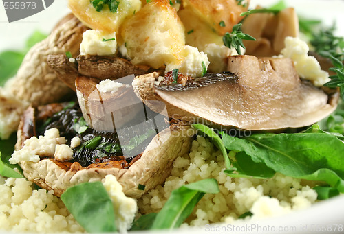 Image of Mushrooms With Ricotta