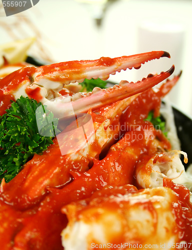 Image of Crab In Tomato Sauce
