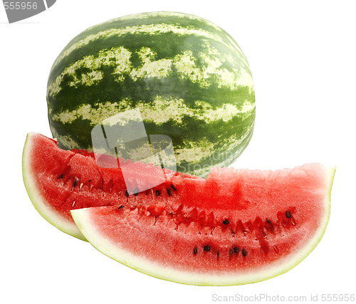 Image of watermelon on white
