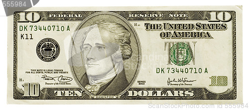 Image of ten dollar