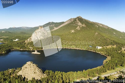 Image of beautiful mountain lake