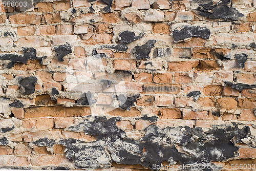 Image of broken brick wall