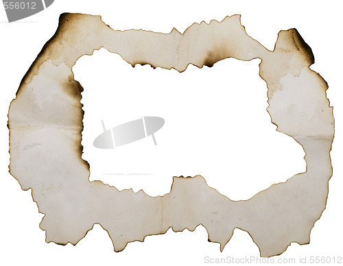 Image of burnt frame
