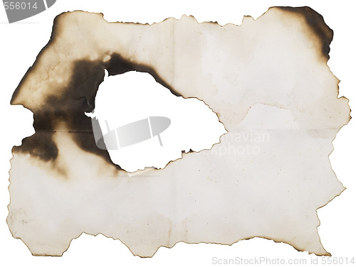 Image of burnt hole
