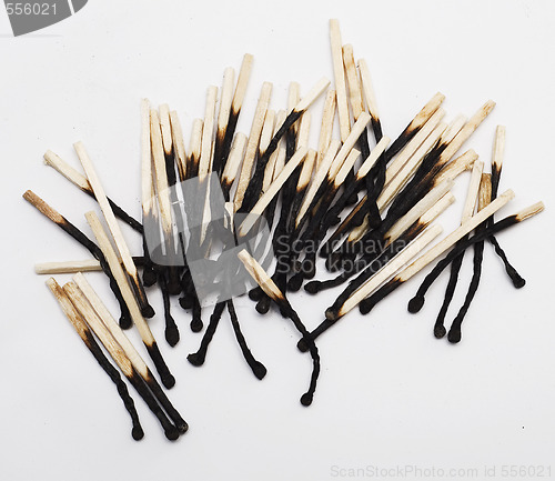 Image of burnt matches