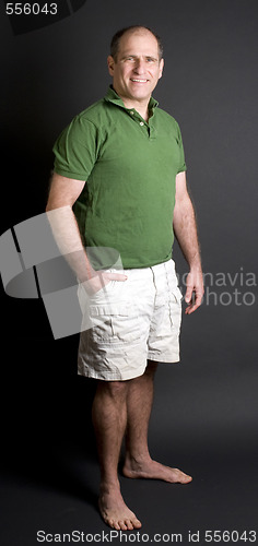 Image of smiling man casual clothes