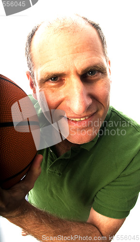 Image of man with basketball