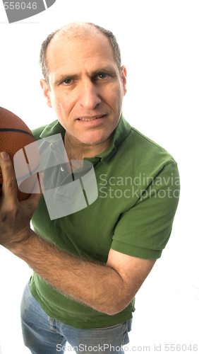 Image of man with basketball