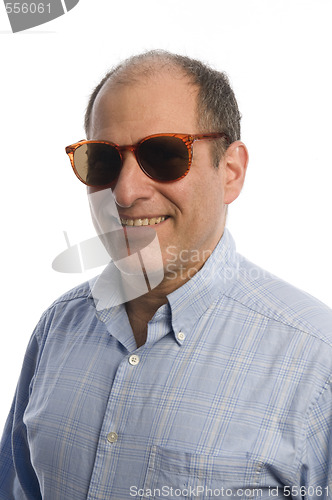 Image of middle age man with sunglasses
