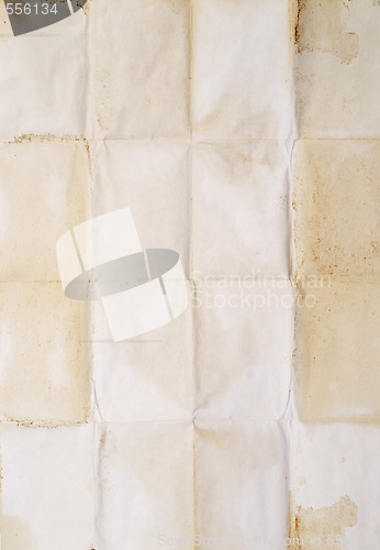 Image of old wrinkled paper