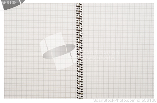 Image of open notebook