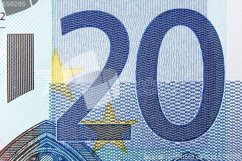 Image of 20 Euro Note Macro II