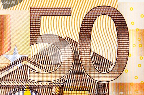 Image of 50 Euro Note Macro III