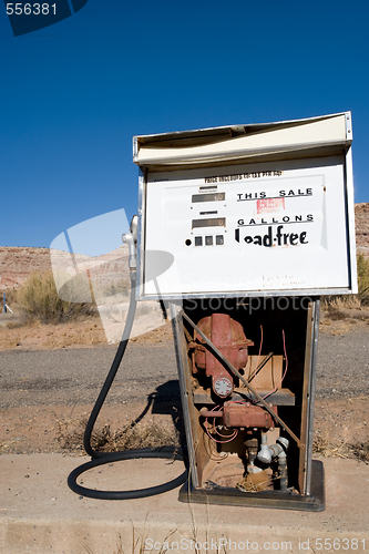 Image of Old gas pump