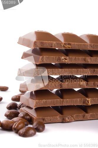 Image of chocolate and coffee beans